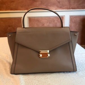 Taupe Michael Kors Whitney Bag